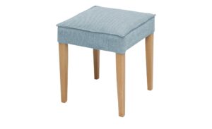 Woodford Polsterhocker  Laron ¦ blau Polstermöbel > Hocker - Höffner