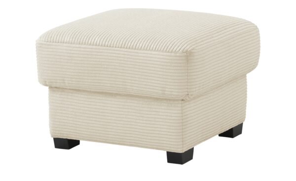 bobb Hocker mit Boxspringpolsterung  Lisa de Luxe ¦ creme Polstermöbel > Hocker - Höffner