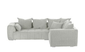 uno Ecksofa  London ¦ silber Polstermöbel > Sofas > Ecksofas - Höffner