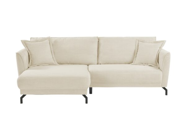 bobb Ecksofa  Yolanda ¦ creme Polstermöbel > Sofas > Ecksofas - Höffner