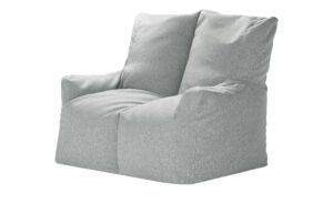 Sitzsack-Sofa  Fiete ¦ grau ¦ Maße (cm): B: 130 H: 95 T: 80 Polstermöbel > Hocker > Sitzsäcke - Höffner