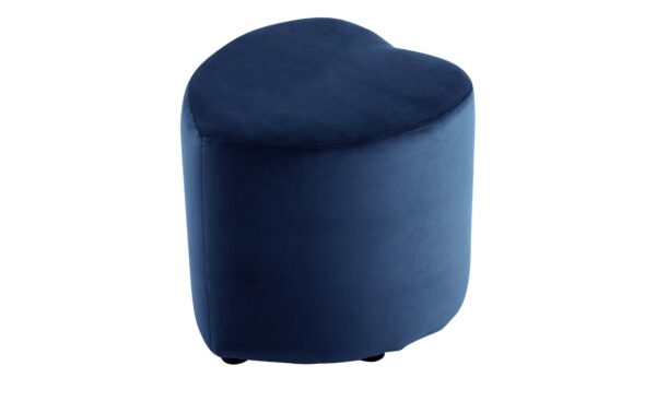 Hocker   Love ¦ blau ¦ Maße (cm): B: 45 H: 47 T: 47 Polstermöbel > Hocker - Höffner