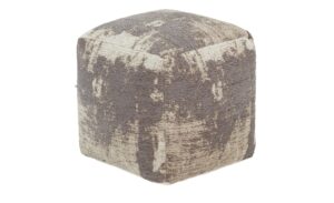 Gray & Jones Pouf  Tierra Fuego ¦ grau ¦ Maße (cm): B: 45 H: 45 Polstermöbel > Hocker > Sitzpouf - Höffner