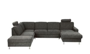 meinSofa Wohnlandschaft mit Schlaffunktion  Jana ¦ grau ¦ Maße (cm): B: 305 H: 85 T: 235 Polstermöbel > Sofas > Schlafsofas - Höffner