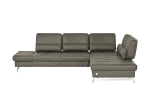 JOOP! Ecksofa Leder  Loft 8108 ¦ grau ¦ Maße (cm): B: 299 H: 86 T: 250 Polstermöbel > Sofas > Ecksofas - Höffner