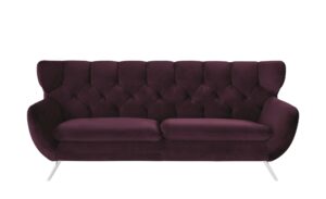 pop Sofa  Caldara ¦ lila/violett ¦ Maße (cm): B: 225 H: 94 T: 95 Polstermöbel > Sofas > 3-Sitzer - Höffner