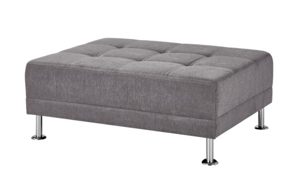 smart Hocker  Garda ¦ grau ¦ Maße (cm): B: 103 H: 42 T: 74 Polstermöbel > Hocker - Höffner