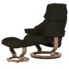 Stressless Relaxsessel mit Hocker  Reno L ¦ braun ¦ Maße (cm): B: 88 H: 108 T: 78 Polstermöbel ></noscript> Sessel > Ledersessel - Höffner