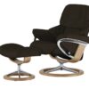 Stressless Relaxsessel mit Hocker  Reno L ¦ braun ¦ Maße (cm): B: 92 H: 110 T: 80 Polstermöbel ></noscript> Sessel > Ledersessel - Höffner