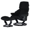 Stressless Relaxsessel mit Hocker  Reno M ¦ schwarz ¦ Maße (cm): B: 79 H: 108 T: 75 Polstermöbel ></noscript> Sessel > Ledersessel - Höffner