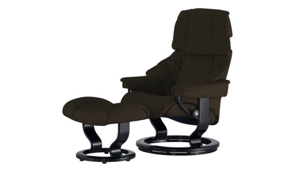 Stressless Relaxsessel mit Hocker  Reno S ¦ braun ¦ Maße (cm): B: 75 H: 106 T: 75 Polstermöbel > Sessel > Ledersessel - Höffner