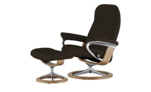 Stressless Relaxsessel mit Hocker  Consul L ¦ braun ¦ Maße (cm): B: 91 H: 102 T: 79 Polstermöbel > Sessel > Relaxsessel - Höffner