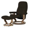 Stressless Relaxsessel mit Hocker  Consul M ¦ braun ¦ Maße (cm): B: 76 H: 100 T: 71 Polstermöbel ></noscript> Sessel > Relaxsessel - Höffner