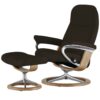 Stressless Relaxsessel mit Hocker  Consul M ¦ braun ¦ Maße (cm): B: 76 H: 100 T: 71 Polstermöbel ></noscript> Sessel > Relaxsessel - Höffner
