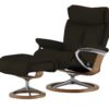Stressless Relaxsessel mit Hocker  Magic L ¦ braun ¦ Maße (cm): B: 91 H: 112 T: 84 Polstermöbel ></noscript> Sessel > Ledersessel - Höffner