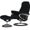 Stressless Relaxsessel mit Hocker  Sunrise L ¦ schwarz ¦ Maße (cm): B: 92 H: 105 T: 80 Polstermöbel ></noscript> Sessel > Relaxsessel - Höffner