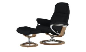 Stressless Relaxsessel mit Hocker  Sunrise L ¦ schwarz ¦ Maße (cm): B: 92 H: 105 T: 80 Polstermöbel > Sessel > Relaxsessel - Höffner