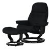 Stressless Relaxsessel mit Hocker  Sunrise M ¦ schwarz ¦ Maße (cm): B: 79 H: 103 T: 73 Polstermöbel ></noscript> Sessel > Relaxsessel - Höffner