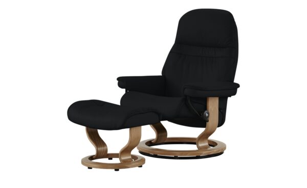 Stressless Relaxsessel mit Hocker  Sunrise M ¦ schwarz ¦ Maße (cm): B: 79 H: 103 T: 73 Polstermöbel > Sessel > Relaxsessel - Höffner