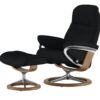 Stressless Relaxsessel mit Hocker  Sunrise M ¦ schwarz ¦ Maße (cm): B: 83 H: 105 T: 74 Polstermöbel ></noscript> Sessel > Relaxsessel - Höffner