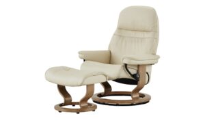 Stressless Relaxsessel mit Hocker  Sunrise S ¦ creme ¦ Maße (cm): B: 75 H: 100 T: 73 Polstermöbel > Sessel > Relaxsessel - Höffner