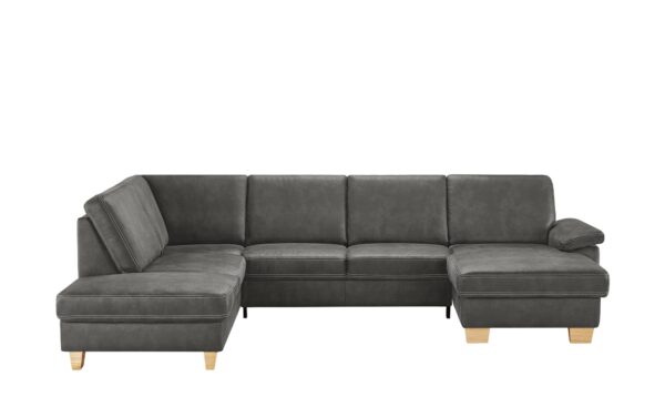 meinSofa Wohnlandschaft   Samu ¦ grau ¦ Maße (cm): B: 316 H: 90 T: 235 Polstermöbel > Sofas > Wohnlandschaften - Höffner