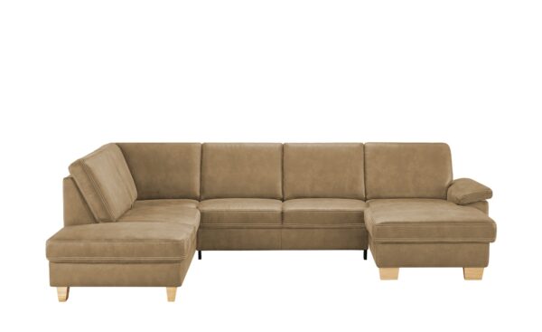 meinSofa Wohnlandschaft   Samu ¦ beige ¦ Maße (cm): B: 316 H: 90 T: 235 Polstermöbel > Sofas > Wohnlandschaften - Höffner