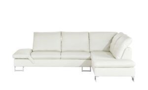 W.SCHILLIG Ledersofa   Saraa ¦ creme ¦ Maße (cm): B: 296 H: 86 T: 245 Polstermöbel > Sofas > Ecksofas - Höffner