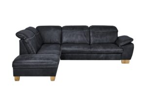 meinSofa Leder-Ecksofa  Raica ¦ blau ¦ Maße (cm): B: 292 H: 91 T: 243 Polstermöbel > Sofas > Ecksofas - Höffner