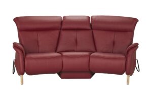 himolla Einzelsofa Leder  4708 ¦ rot ¦ Maße (cm): B: 216 H: 97 T: 119 Polstermöbel > Sofas > 2-Sitzer - Höffner