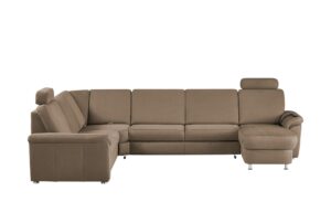 meinSofa Wohnlandschaft  Rita ¦ braun ¦ Maße (cm): B: 330 H: 91 T: 240 Polstermöbel > Sofas > Schlafsofas - Höffner