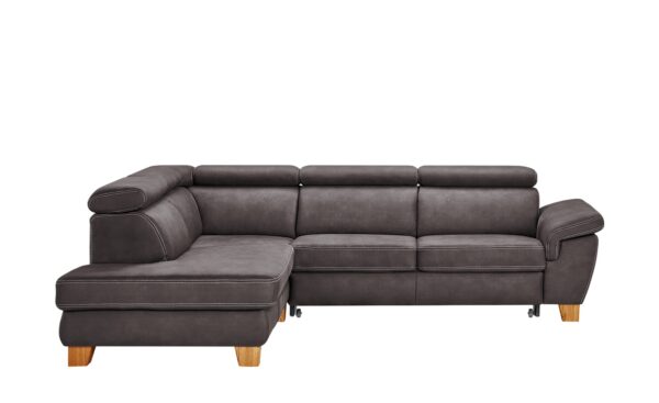 Gray & Jones Ecksofa  Indra ¦ braun ¦ Maße (cm): B: 275 H: 81 T: 225 Polstermöbel > Sofas > Ecksofas - Höffner