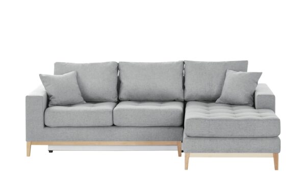 smart Ecksofa  Vivien ¦ grau ¦ Maße (cm): B: 242 H: 90 T: 173 Polstermöbel > Sofas > Ecksofas - Höffner