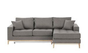 smart Ecksofa  Vivien ¦ grau ¦ Maße (cm): B: 242 H: 90 T: 173 Polstermöbel > Sofas > Ecksofas - Höffner