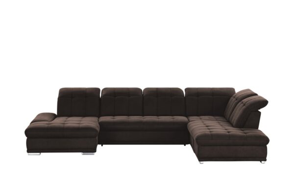 uno Wohnlandschaft  Holiday ¦ braun ¦ Maße (cm): B: 386 H: 86 T: 265 Polstermöbel > Sofas > Schlafsofas - Höffner