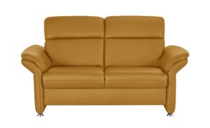 meinSofa Ledersofa  Manon ¦ gelb ¦ Maße (cm): B: 170 H: 94 T: 92 Polstermöbel > Sofas > 2-Sitzer - Höffner