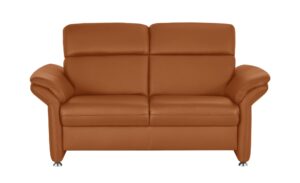 meinSofa Ledersofa  Manon ¦ orange ¦ Maße (cm): B: 170 H: 94 T: 92 Polstermöbel > Sofas > 2-Sitzer - Höffner