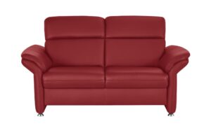 meinSofa Ledersofa  Manon ¦ rot ¦ Maße (cm): B: 170 H: 94 T: 92 Polstermöbel > Sofas > 2-Sitzer - Höffner