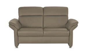 meinSofa Ledersofa  Manon ¦ grau ¦ Maße (cm): B: 170 H: 94 T: 92 Polstermöbel > Sofas > 2-Sitzer - Höffner