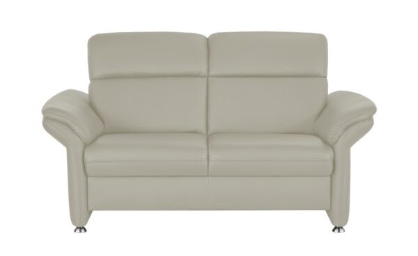 meinSofa Ledersofa  Manon ¦ grau ¦ Maße (cm): B: 170 H: 94 T: 92 Polstermöbel > Sofas > 2-Sitzer - Höffner