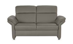 meinSofa Ledersofa  Manon ¦ grau ¦ Maße (cm): B: 170 H: 94 T: 92 Polstermöbel > Sofas > 2-Sitzer - Höffner