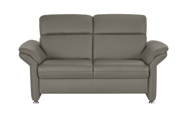 meinSofa Ledersofa  Manon ¦ grau ¦ Maße (cm): B: 170 H: 94 T: 92 Polstermöbel > Sofas > 2-Sitzer - Höffner