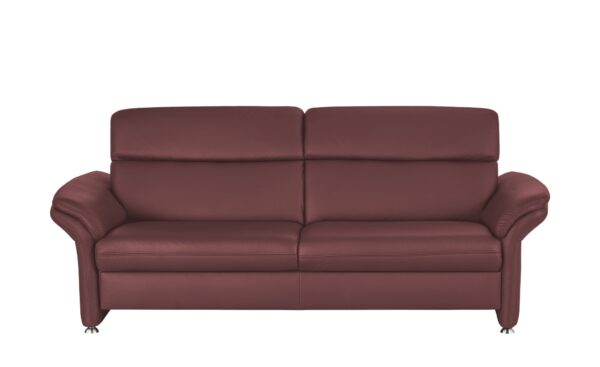 meinSofa Ledersofa  Manon ¦ lila/violett ¦ Maße (cm): B: 228 H: 94 T: 92 Polstermöbel > Sofas > 3-Sitzer - Höffner