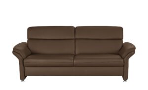 meinSofa Ledersofa  Manon ¦ braun ¦ Maße (cm): B: 228 H: 94 T: 92 Polstermöbel > Sofas > 3-Sitzer - Höffner