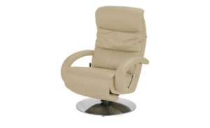 Hukla Leder-Relaxsessel  Florian ¦ beige ¦ Maße (cm): B: 73 H: 102 T: 91 Polstermöbel > Sessel > Relaxsessel - Höffner