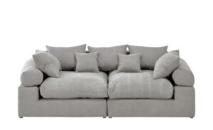 smart Big Sofa  Lionore ¦ grau ¦ Maße (cm): B: 242 H: 86 T: 121 Polstermöbel > Sofas > 2-Sitzer - Höffner