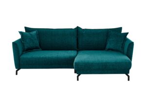 bobb Ecksofa  Yolanda ¦ türkis/petrol ¦ Maße (cm): B: 257 H: 94 T: 174 Polstermöbel > Sofas > Ecksofas - Höffner