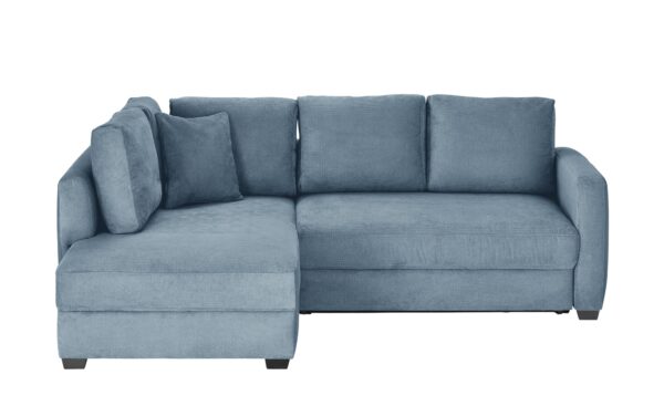 bobb Ecksofa mit Boxspringpolsterung  Lisa de Luxe ¦ blau ¦ Maße (cm): B: 235 H: 90 T: 184 Polstermöbel > Sofas > Ecksofas - Höffner