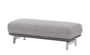 hülsta Sofa Polsterbank  HS 420 ¦ grau ¦ Maße (cm): B: 123 H: 40 T: 54 Polstermöbel > Hocker - Höffner