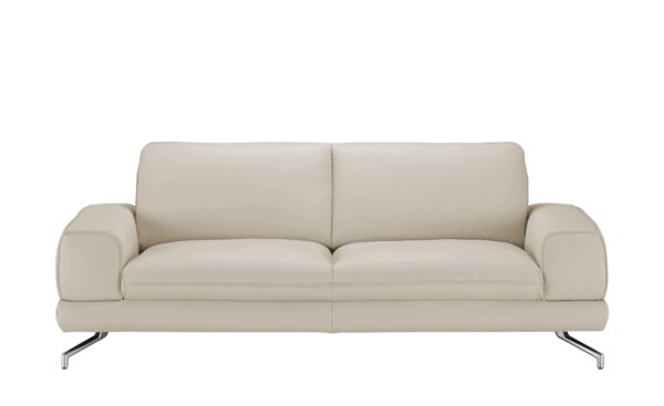 smart Sofa  Bonika ¦ beige ¦ Maße (cm): B: 218 H: 83 T: 95 Polstermöbel > Sofas > 3-Sitzer - Höffner